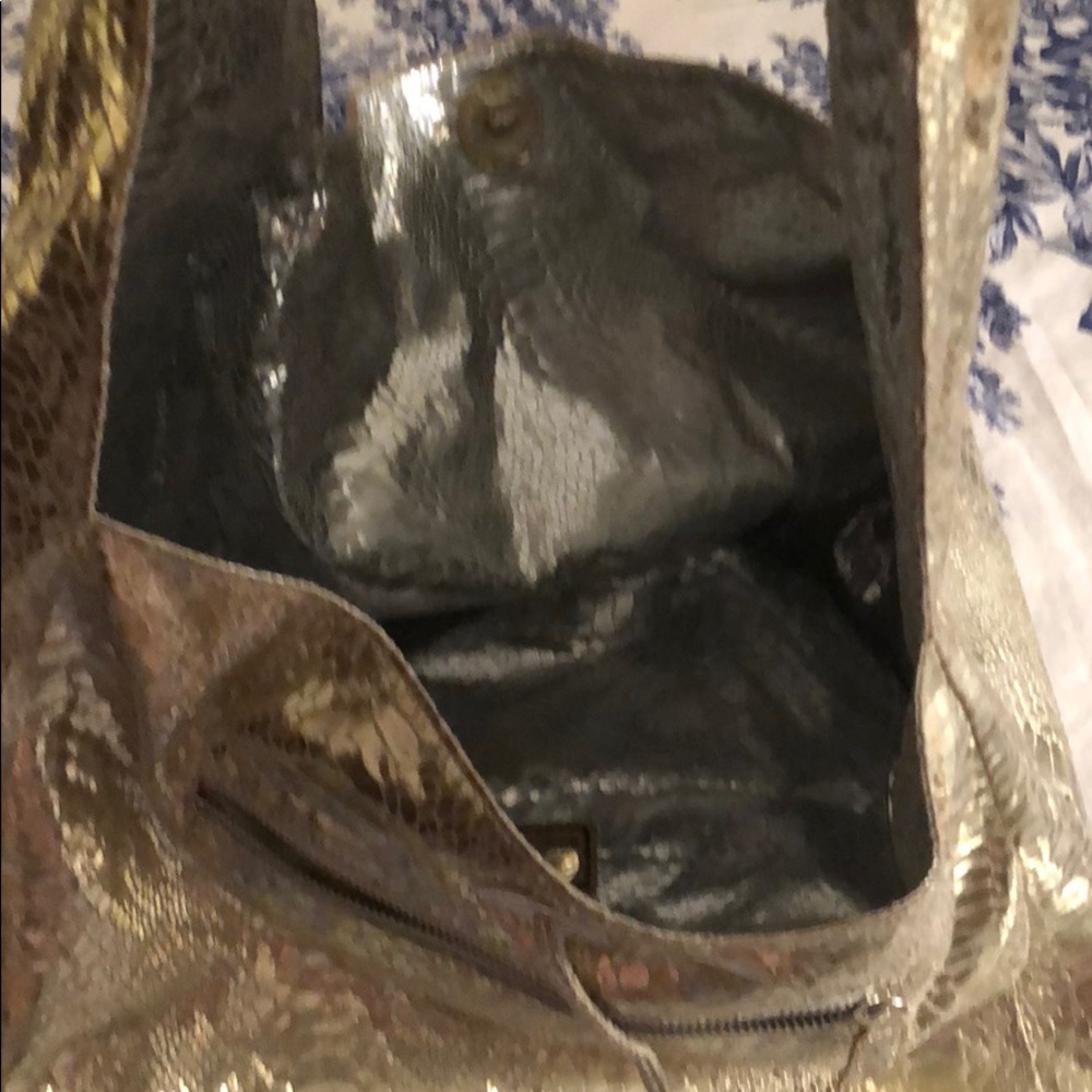 Cross body pressed python bag - Picture 6 of 8